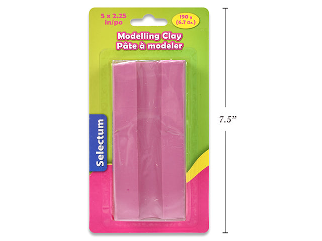 Carton of 12 Modelling Clay Pink