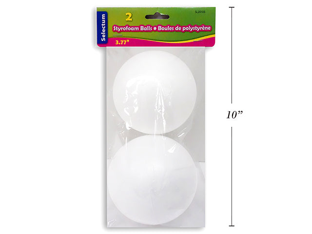 Carton of 6 Styrofoam Balls 2 Pack