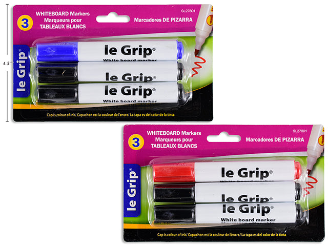 Carton of 12 Whiteboard Markers 3 Pack