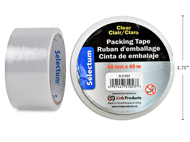 Carton of 24 Clear Packing Tape