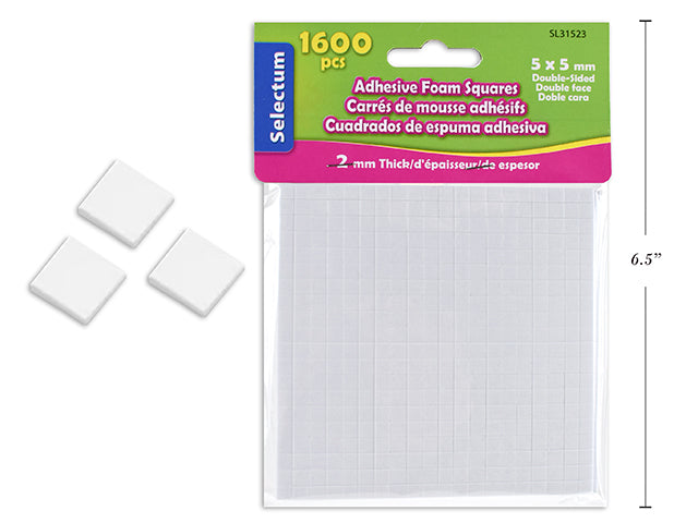 Carton of 12 Double Sided Adhesive Foam Squares