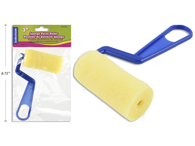 Carton of 12 Sponge Paint Roller With Handle Large