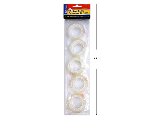 Carton of 24 Refill Tapes For Dispenser 5 Pack