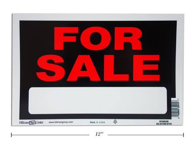 Carton of 12 For Sale Sign