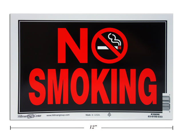 Carton of 12 No Smoking Sign And Symbol