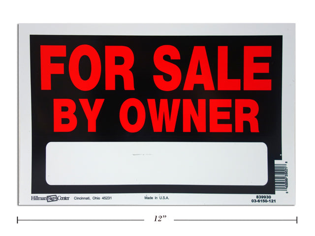 Carton of 12 Owner For Sale Sign