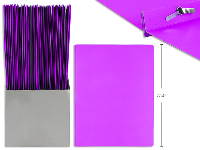 Carton of 50 3 Prong Report Covers Purple