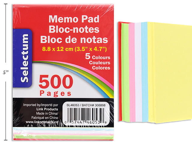 Carton of 24 Memo Pad