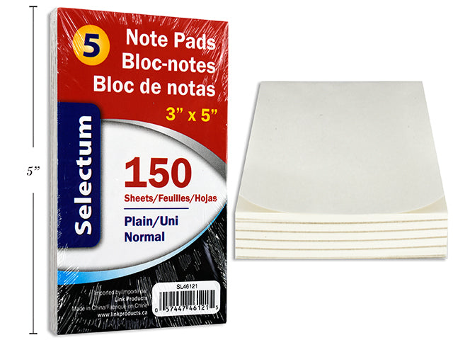 Carton of 12 Shrink Wrapped Notepads