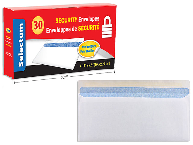 Carton of 24 Security Peel N Seal Envelopes 30 Pack