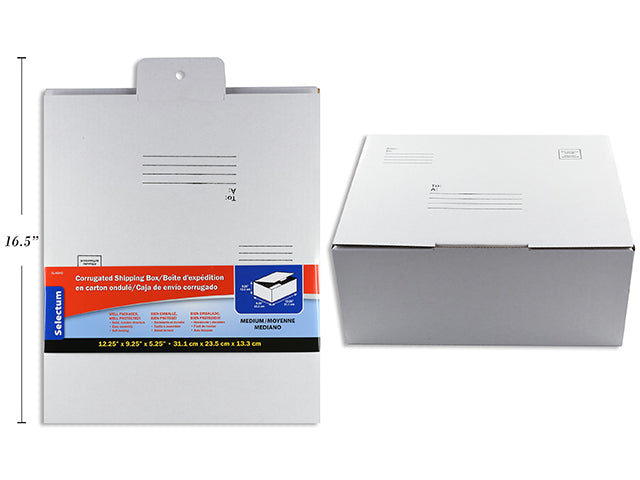 Carton of 12 Medium Size Corrugated Mailing Box