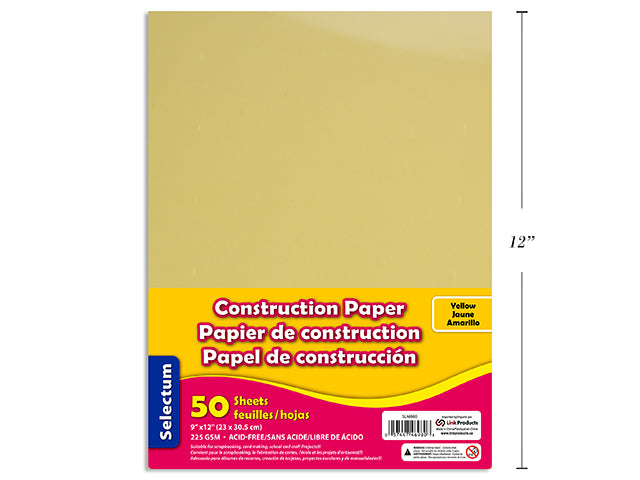 Carton of 24 Heavy Duty Construction Sheets Yellow