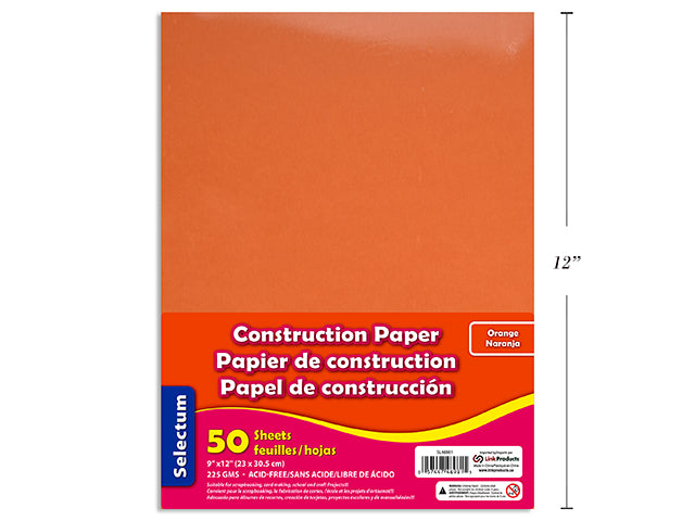 Carton of 24 Heavy Duty Construction Sheets Orange