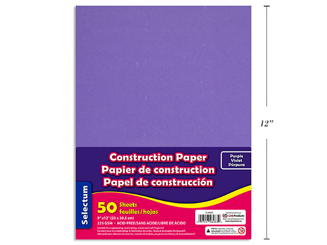 Carton of 24 Heavy Duty Construction Sheets Purple