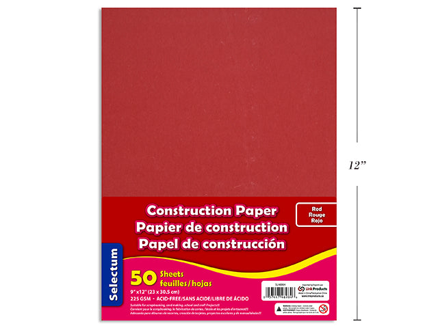 Carton of 24 Heavy Duty Construction Sheets Red