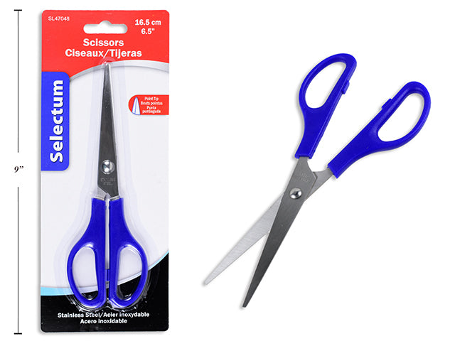 Carton of 12 Blue Color Handle Scissor