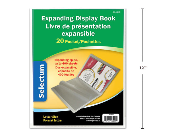 Carton of 12 Expanding Display Book