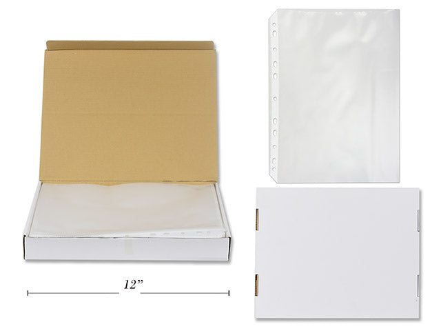 Carton of 1 100 Sheet Protector 11.25X9.25100/Box