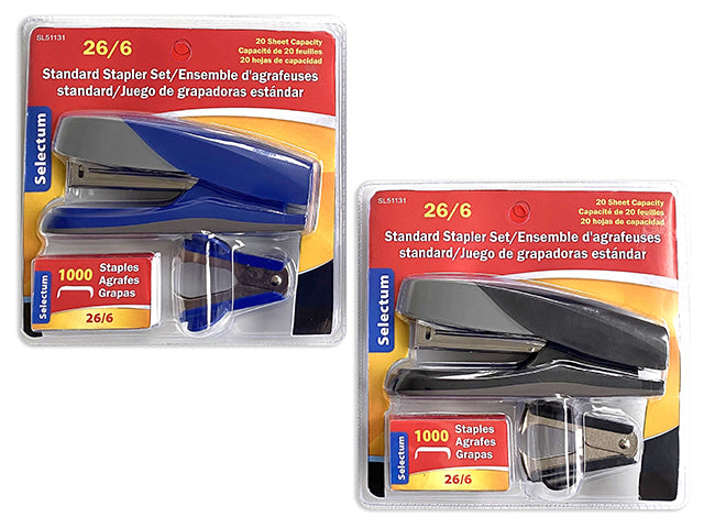 Carton of 12 Standard Stapler Set