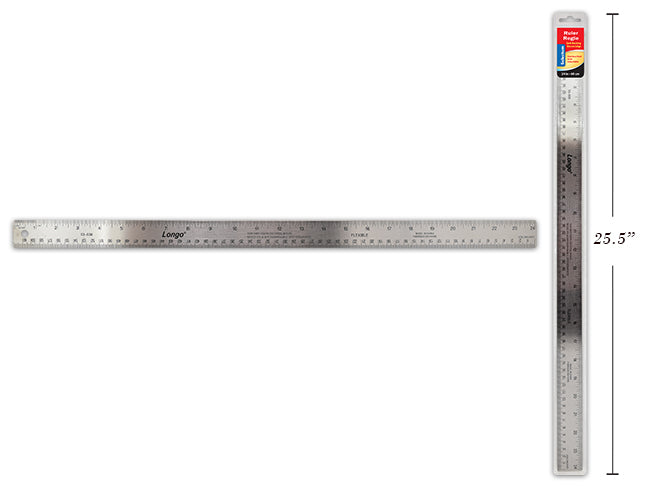 Carton of 12 Stainless Steel Ruler Extra Large