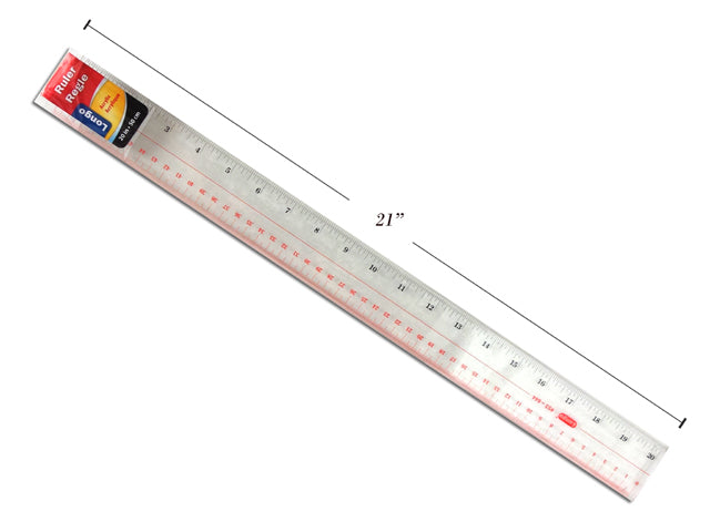 Carton of 12 Flexible Acrylic Ruler Large