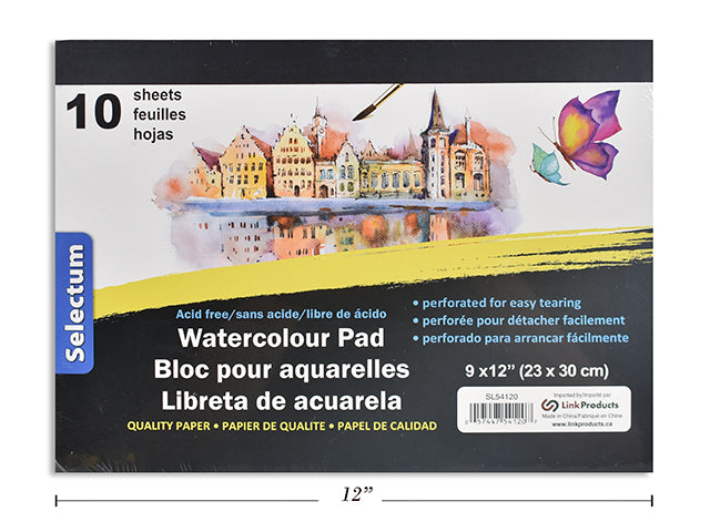 Carton of 24 Watercolor Pad