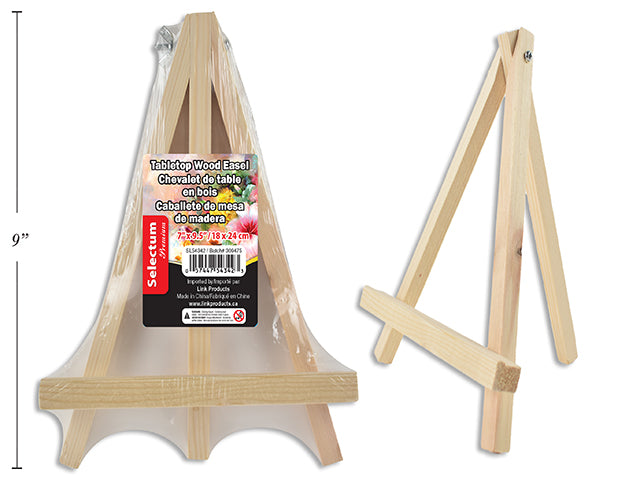 Carton of 12 Table Top Wood Easel Medium