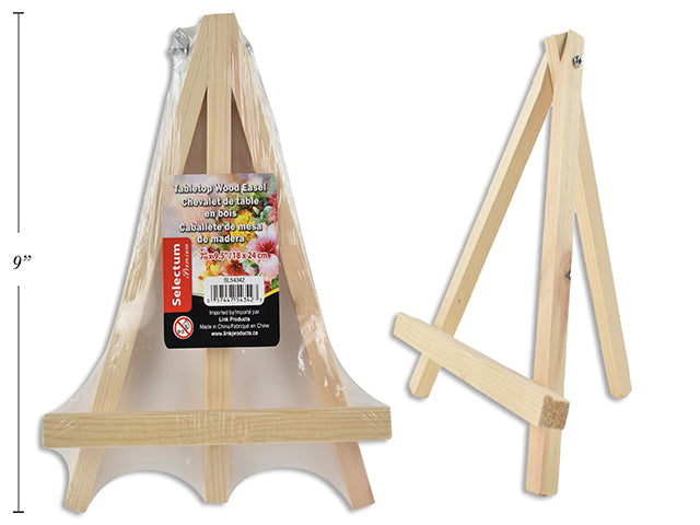 Carton of 12 Table Top Wood Easel Medium