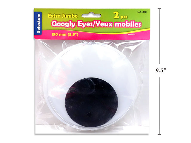 Carton of 12 Extra Jumbo Goggle Eyes