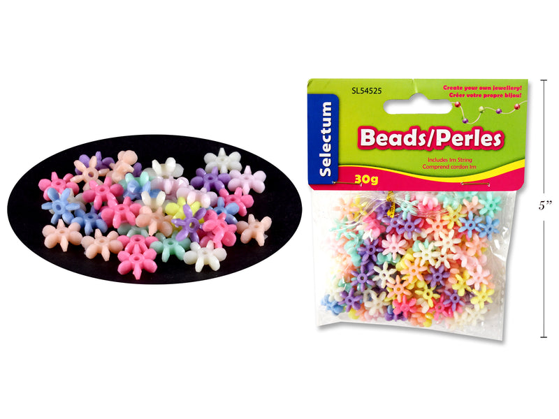 Carton of 12 Flower Shape Beads