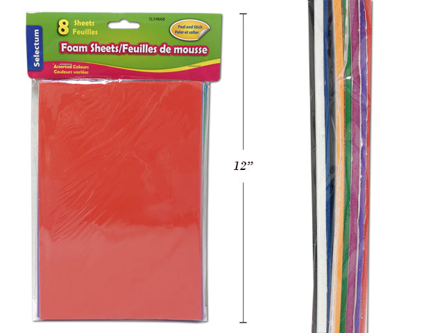 Carton of 12 Adhesive Foam Sheets