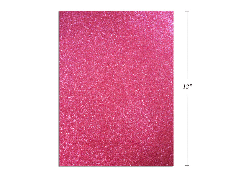 Carton of 1 Pink Glitter Foam Sheets