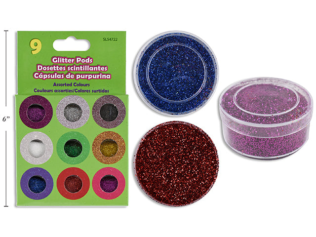 Carton of 12 Glitter Flakes Pods