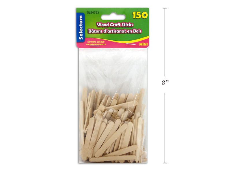 Carton of 12 Mini Wood Building Sticks 150 Pack