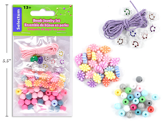 Carton of 12 Diy Jewelry Color Beads Set