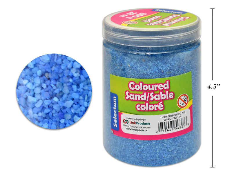 Carton of 12 Light Blue Color Sand