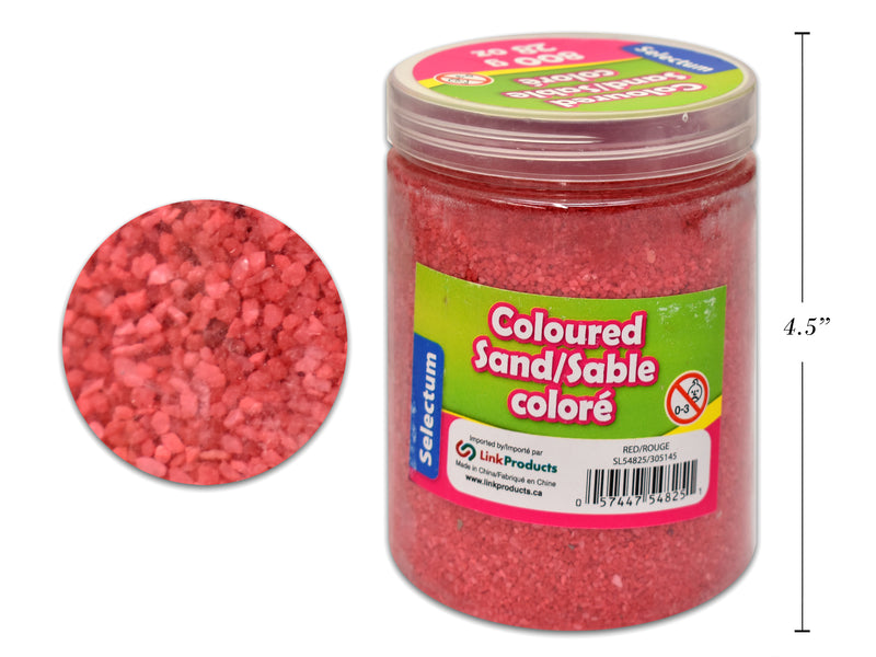 Carton of 12 Red Color Sand