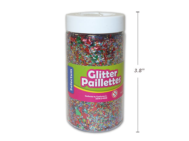 Carton of 12 Glitter Powder Shaker Multicolor Small