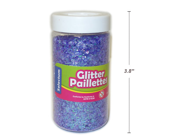 Carton of 12 Glitter Powder Shaker Purple Small