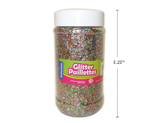 Carton of 6 Glitter Powder Shaker Multicolor Medium