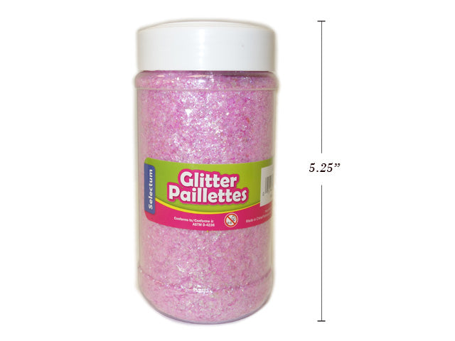 Carton of 6 Glitter Powder Shakers Pink