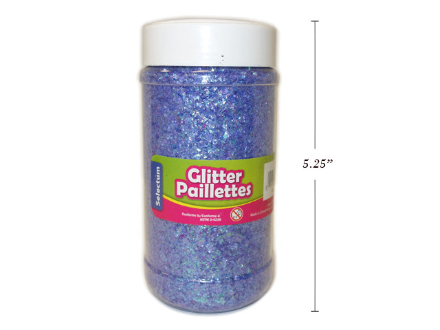 Carton of 6 Glitter Powder Shaker Purple Medium