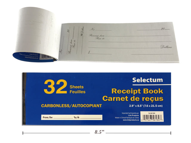 Carton of 24 Receipt Book