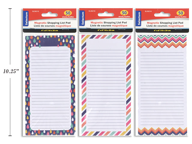 Carton of 24 Magnetic Shopping List Pad