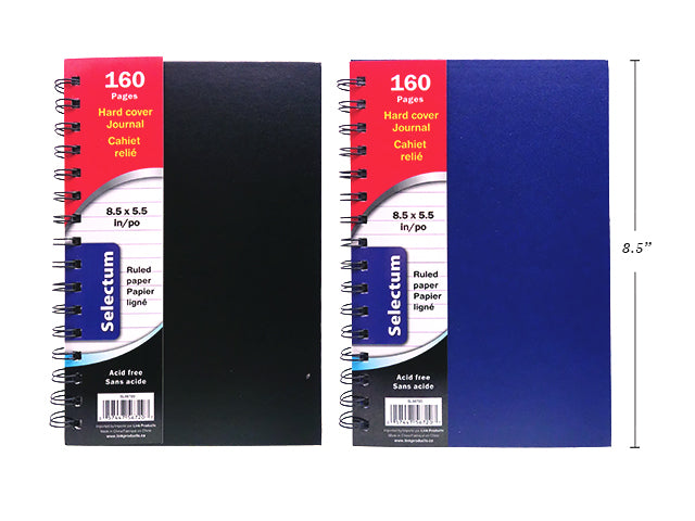 Carton of 12 Hardcover Notebook With Ruled Sheets 80