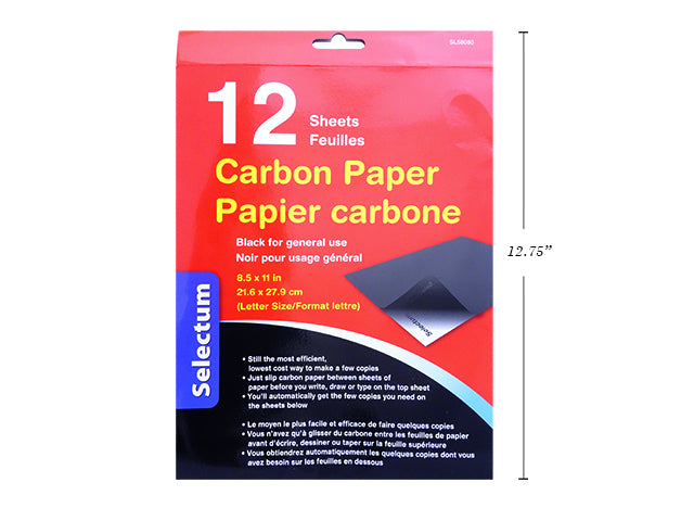 Carton of 12 Carbon Paper