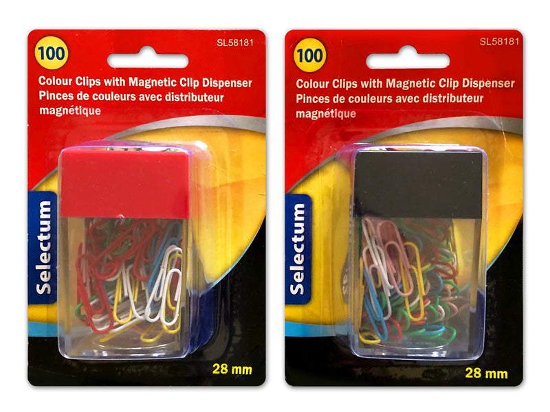 Carton of 12 Magnetic Clip Dispenser