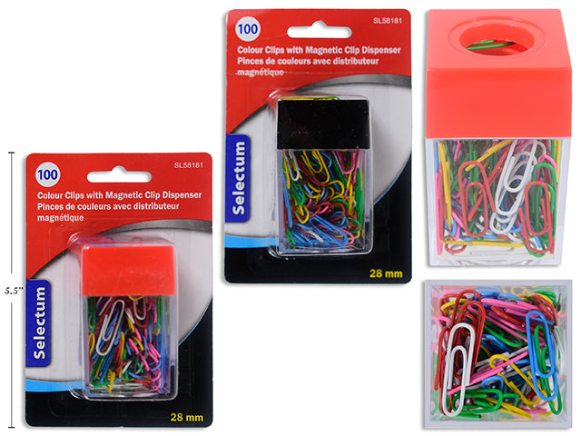 Carton of 12 Magnetic Clip Dispenser