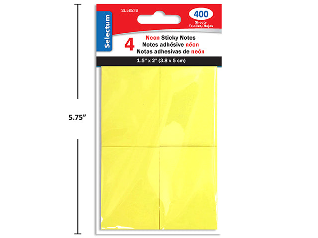 Carton of 24 Sticky Notes Small