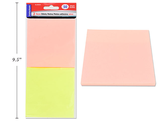 Carton of 12 Sticky Notes 50 Sheets